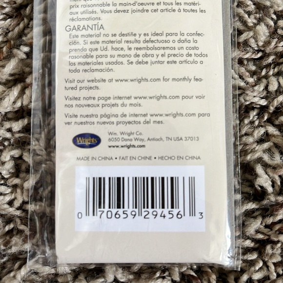 Wright’s Iridescent Medium Rick Rack 2.5 yards PC427 - Picture 7 of 7